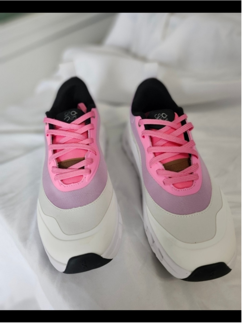 Loewe Pink, White and Black Sneakers